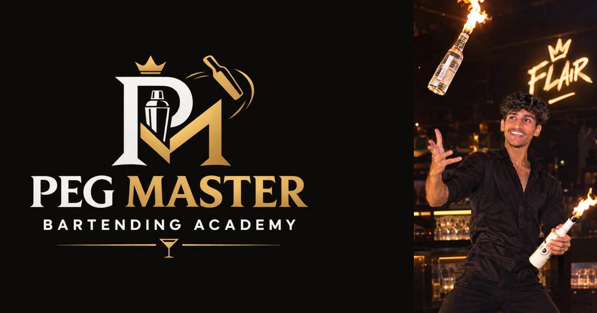 Peg Master Bartending Academy, Pune | Bartending, Mixology & Flair Courses